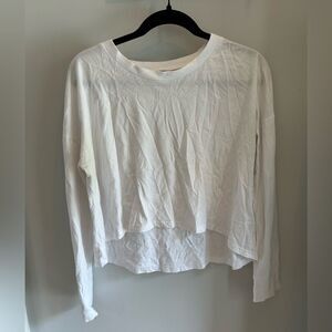 Légoe Heritage Maternity White Long Sleeve Tee